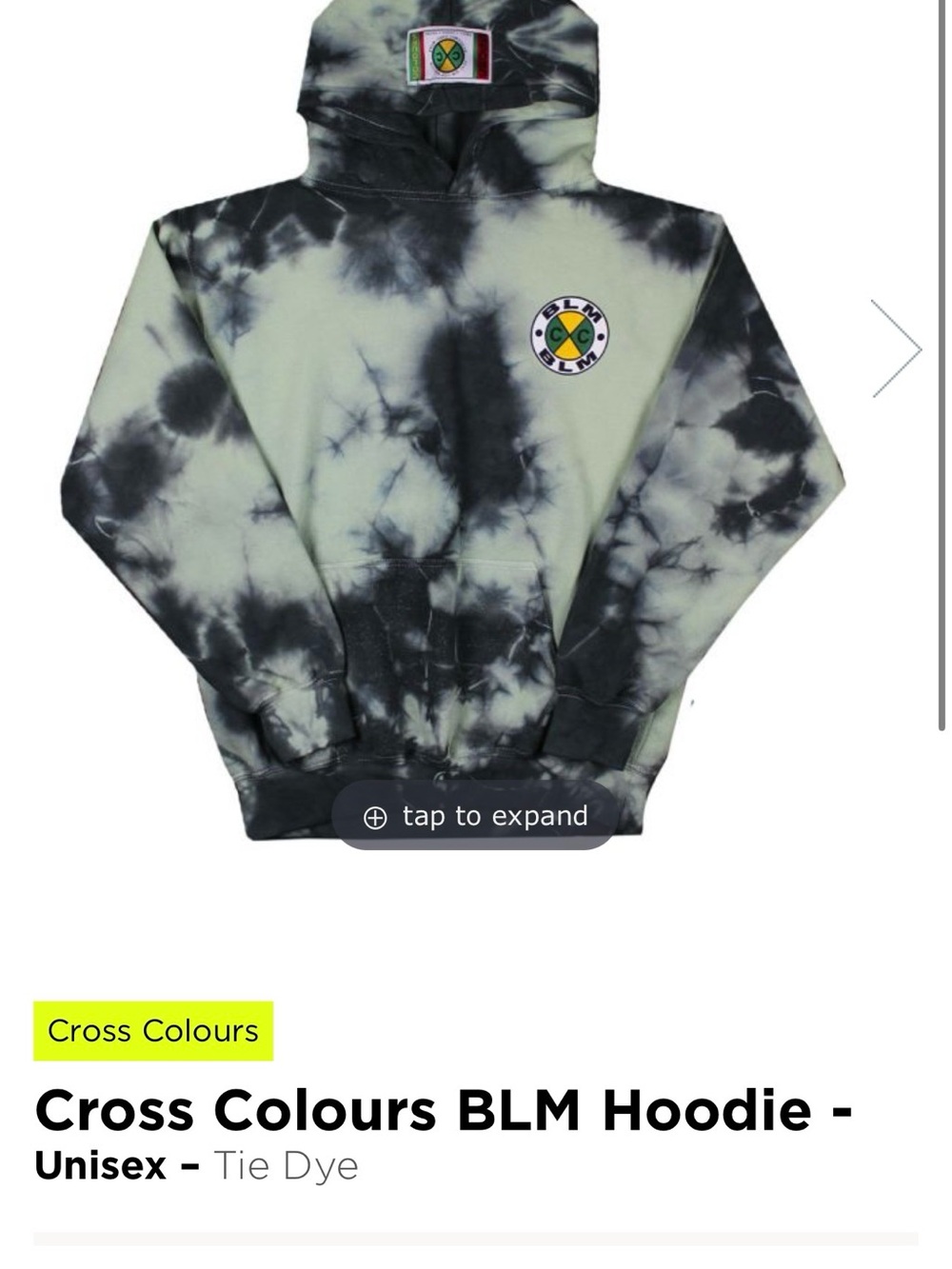 Cross Colours BLM Hoodie